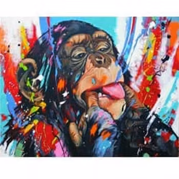 Colurful monkey 60*50