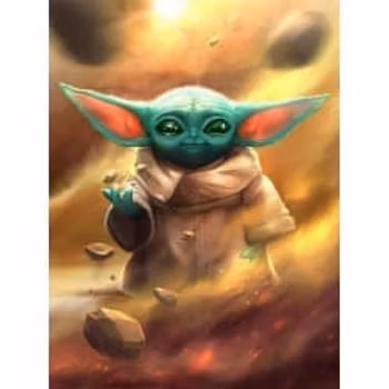 Baby yoda 50*60