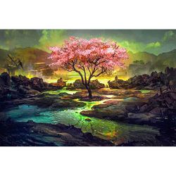 Cherry lake  40*50,