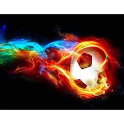 Fotboll eld 30*25