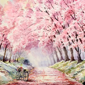 Cherry tree 50*50