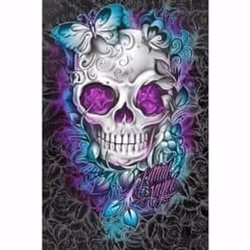 Art skull head 40*50