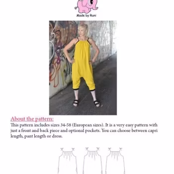 Summer Romper adult size 34-58