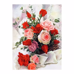Pink roses 40*50