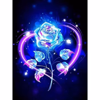 Hearts and roses 30*40