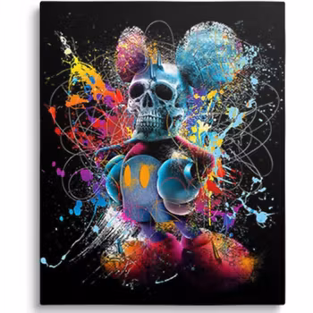 Skull Mickey mouse 40*50
