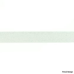 Glitter Elastiek 25 mm Offwhite