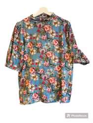 Rose Tulip Light Blue "Fjell Top" Stl xl