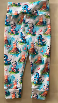 Sydda leggings i trikå till de små, i stl 86