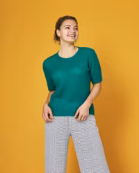 Kroppsnär bluse i vintagesti