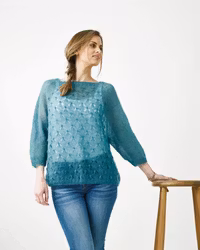 Raglanjumper med bubblor