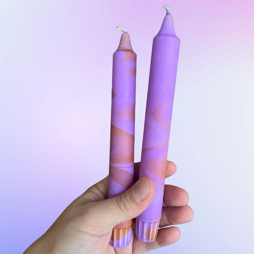 Tutti Frutti – Marmorerat Stearinljus