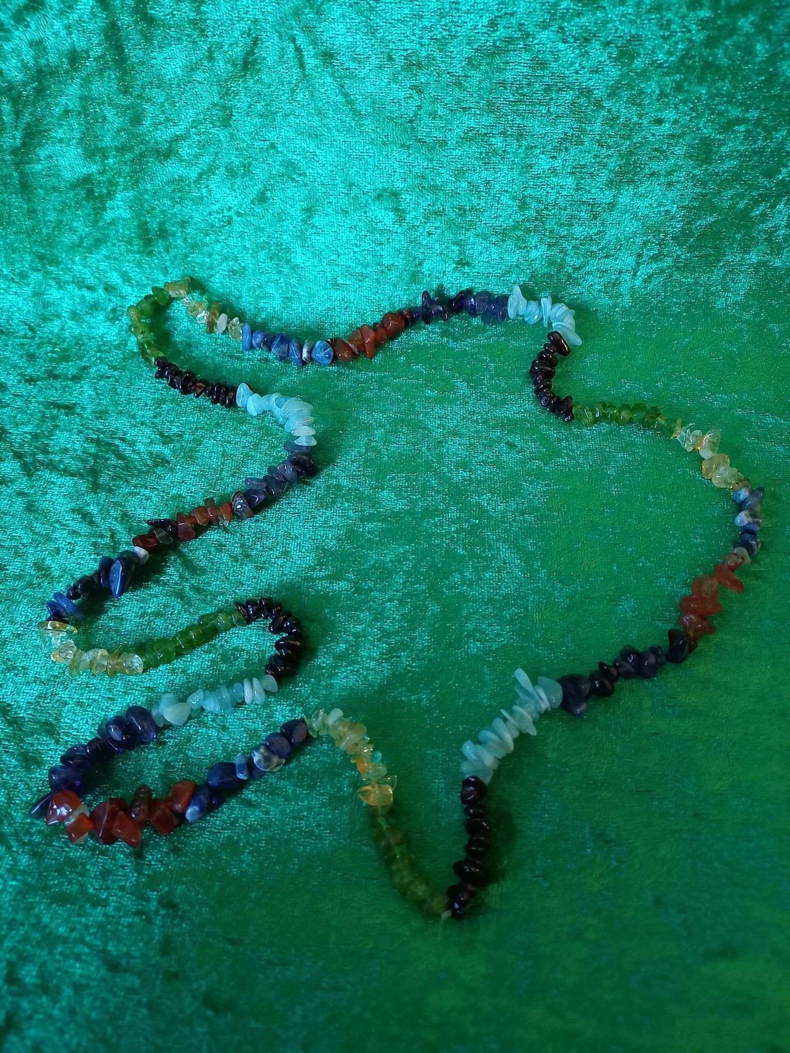 Långt Chakrahalsband Chips