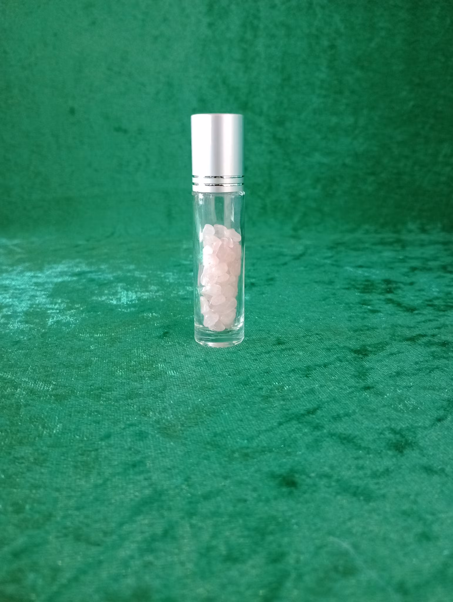 Ädelstensflaska Roll-On med Rosenkvarts