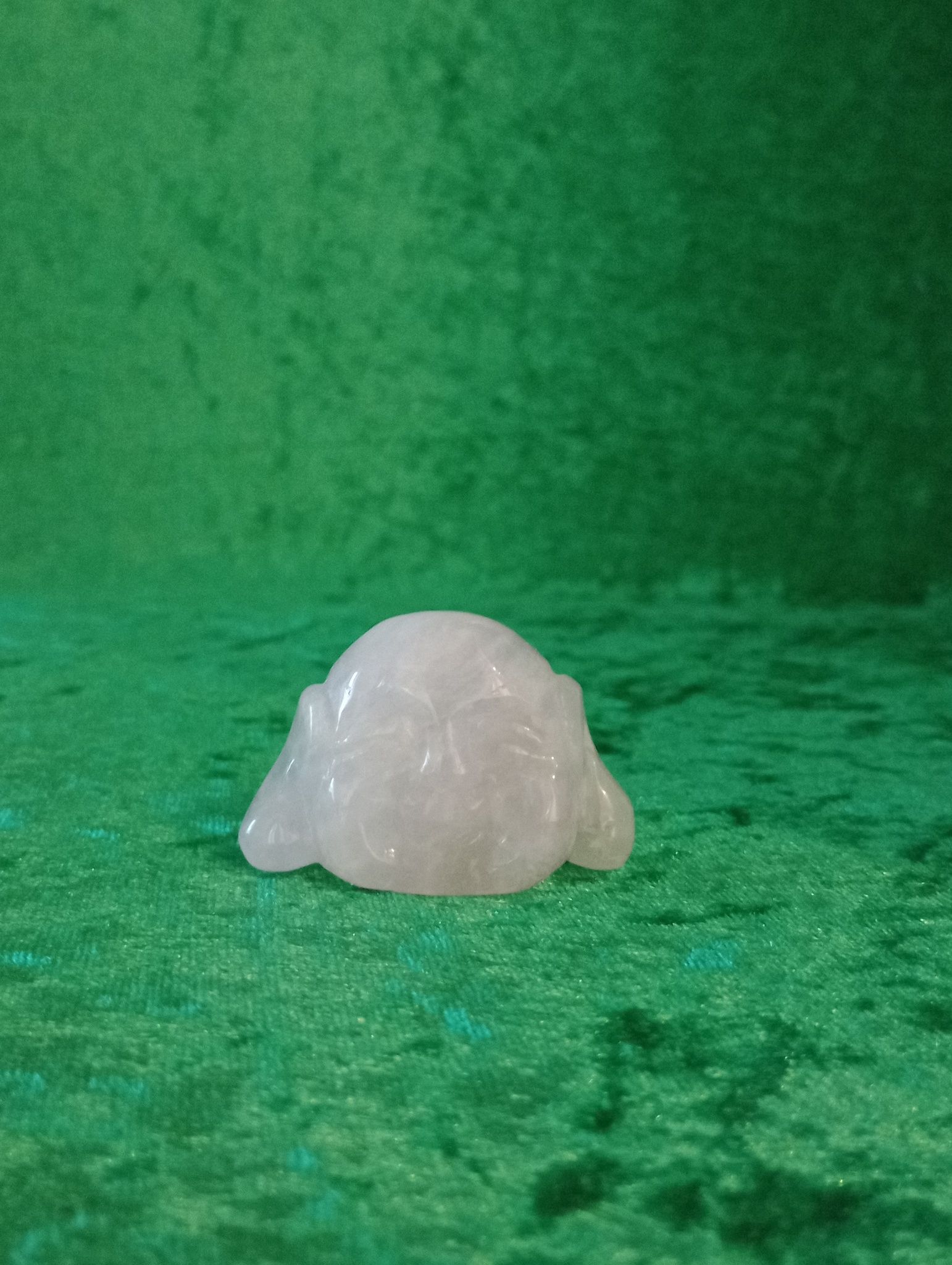 Buddha Huvud Rosenkvarts