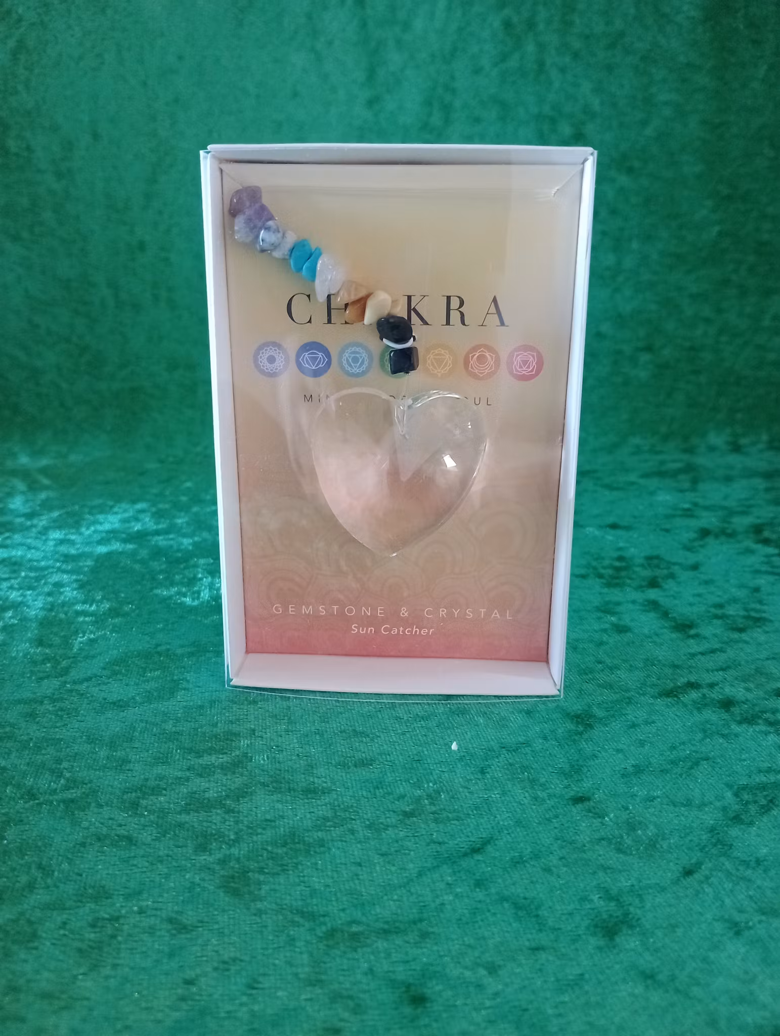 Kristall Chakra Solfångare Hjärta
