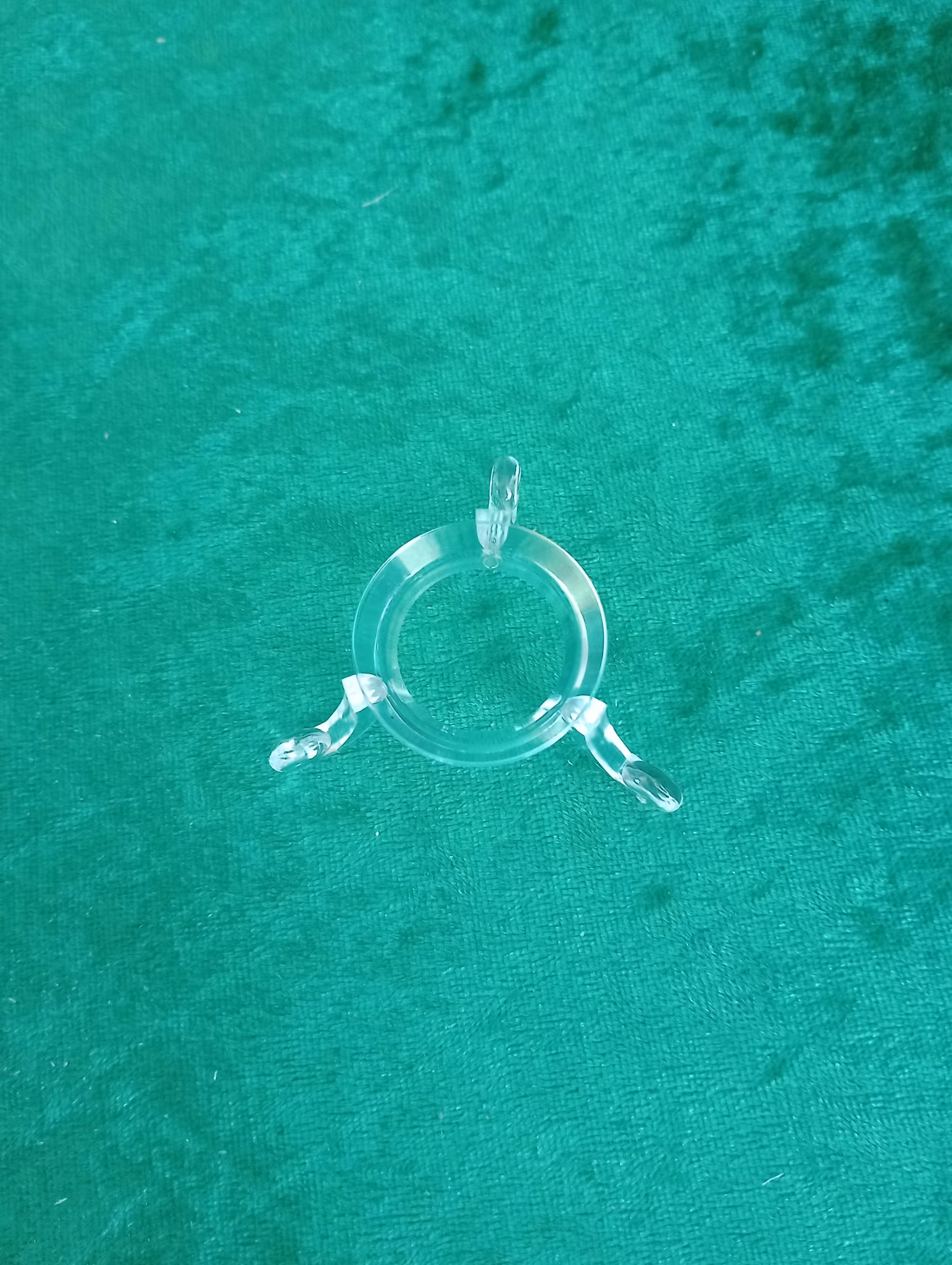 Transparent klotställ