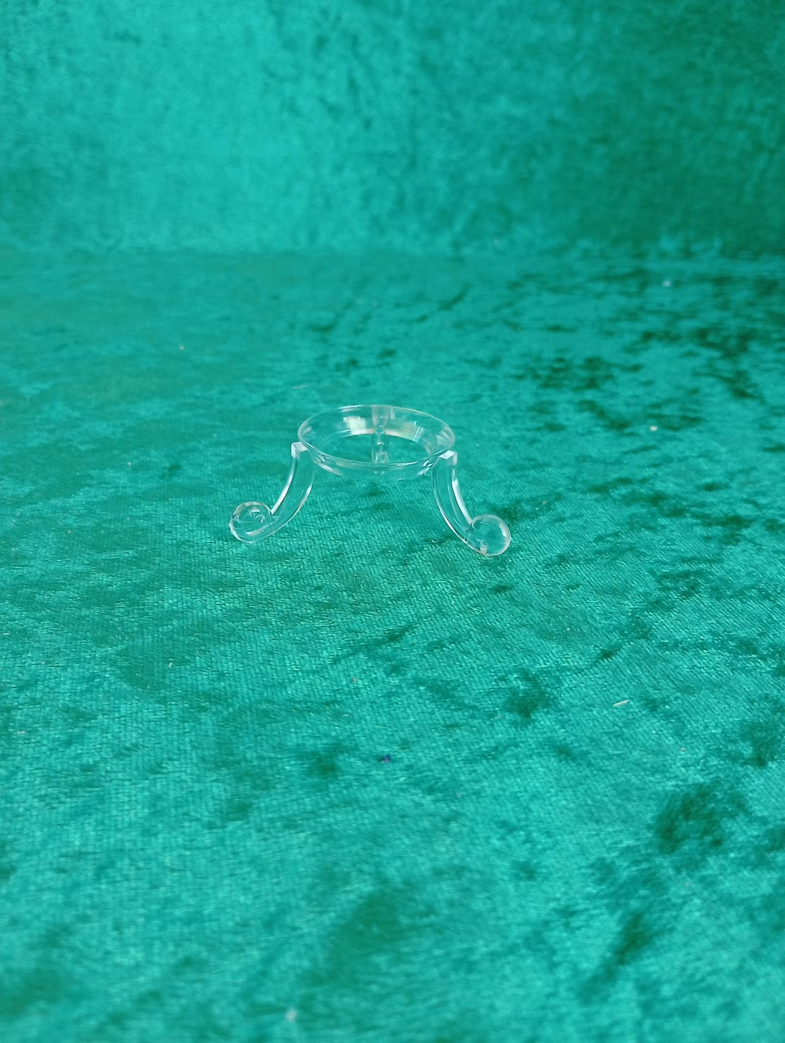 Transparent klotställ
