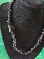 Halsband Svart Turmalin Chips