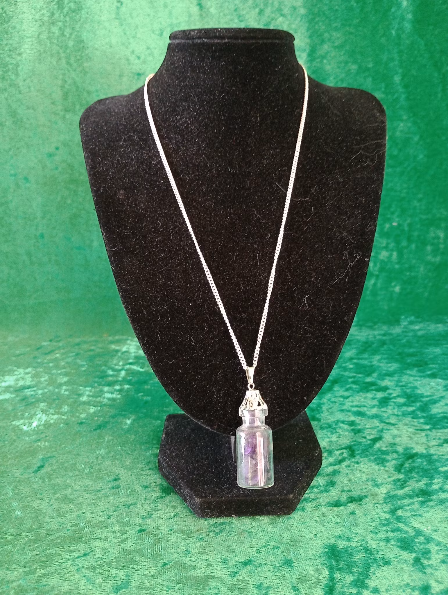 Ametist Flaska Halsband