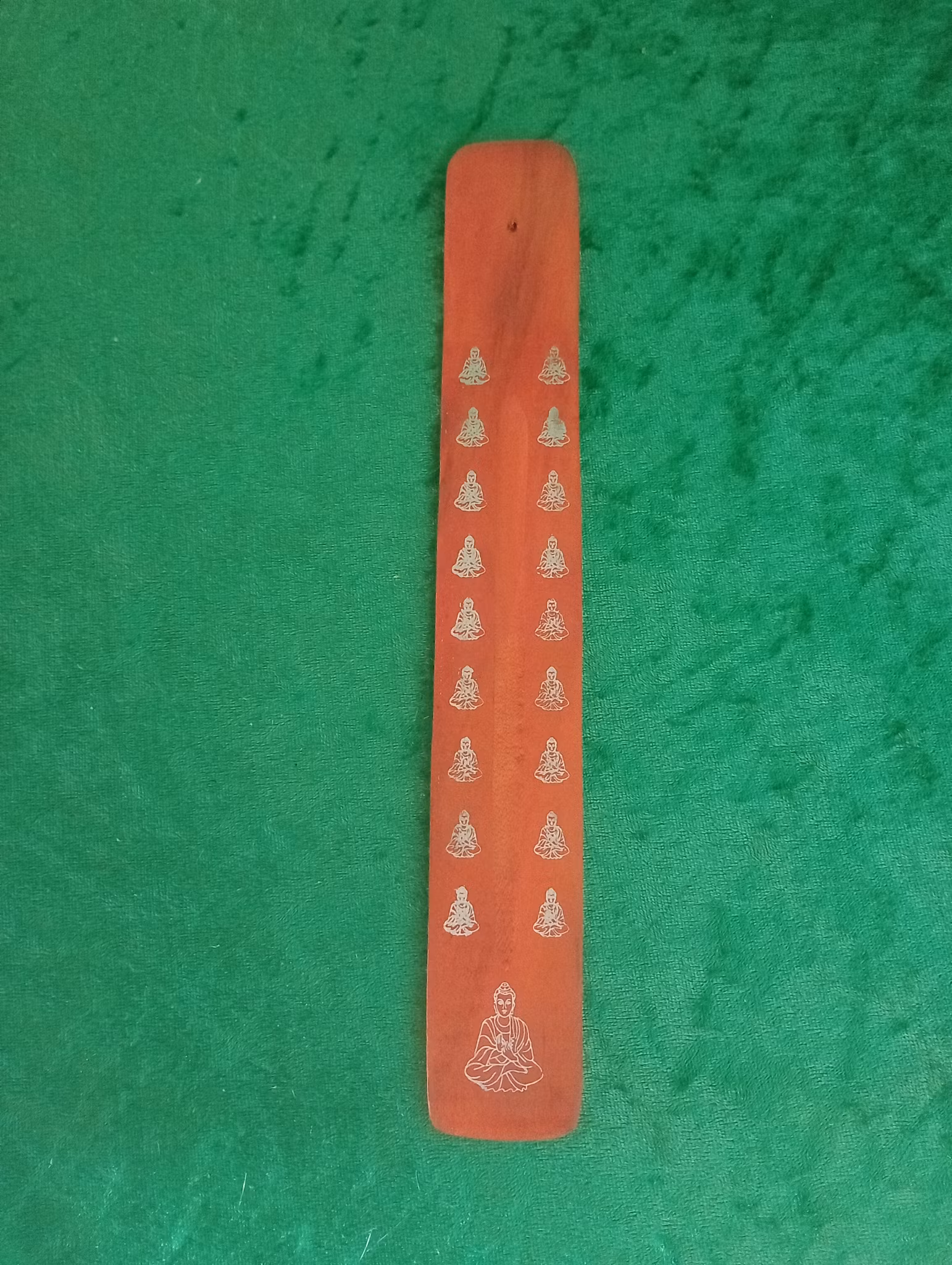 Orange Buddha Rökelsehållare i trä