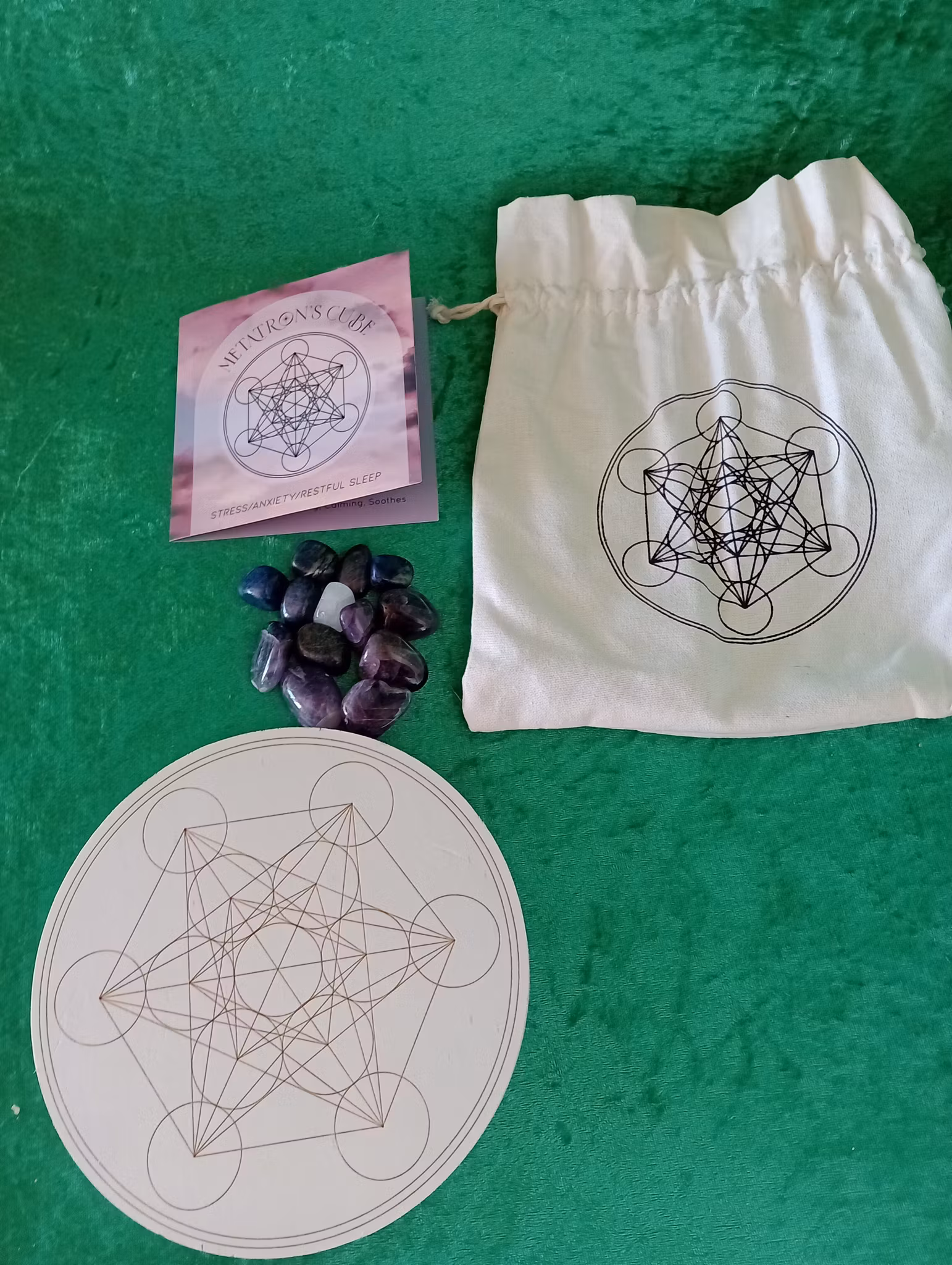 Kristallnät, Trä Metatrons Kub
