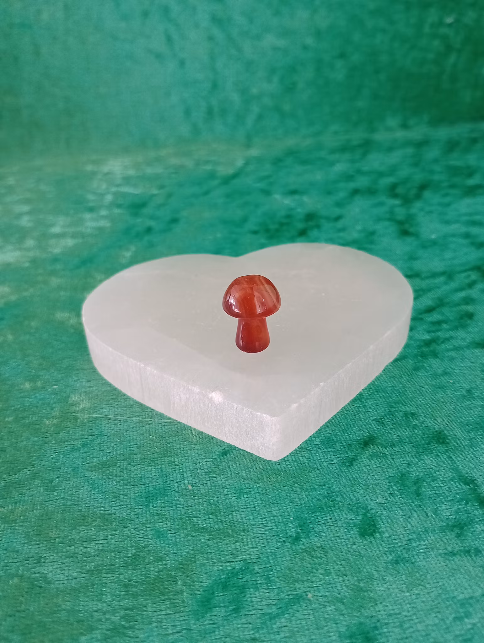 Röd Jaspis mini Svamp