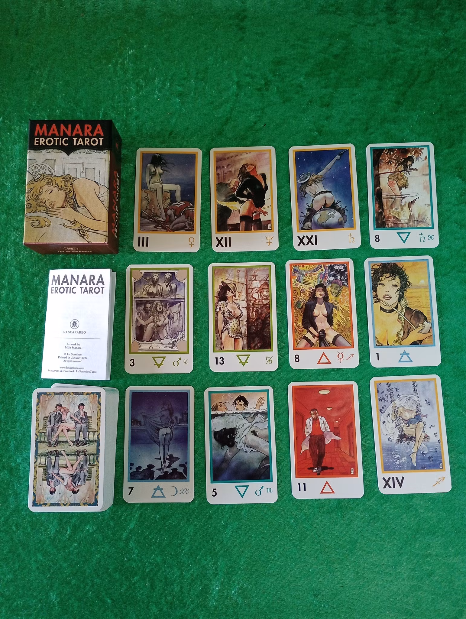 Manara Erotic Tarot Mini