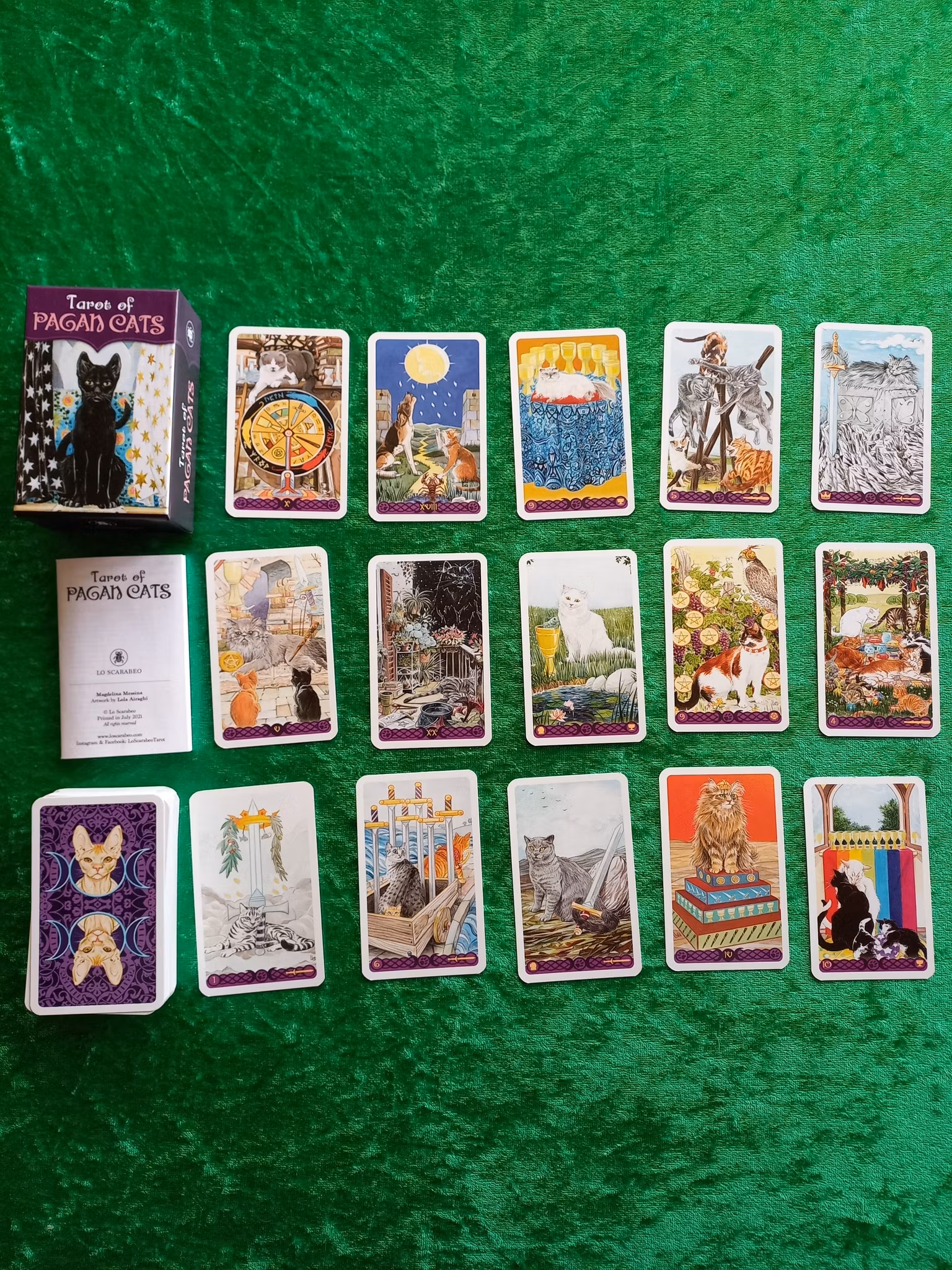 Pagan Cats Tarot Mini