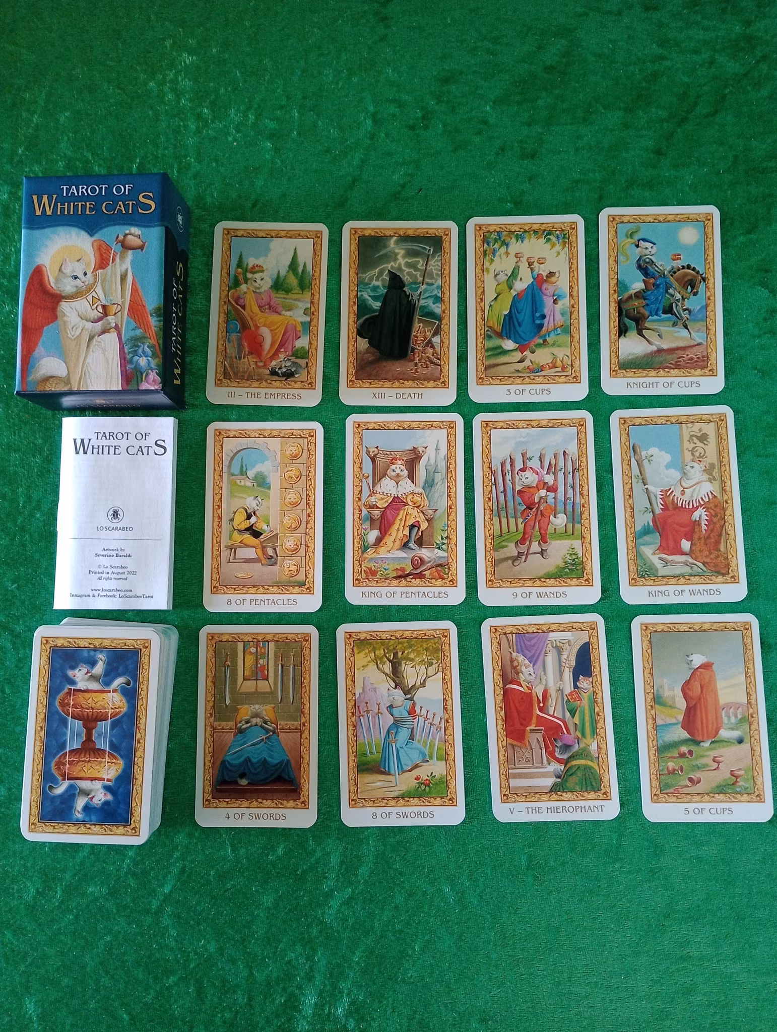 White Cats Tarot Mini