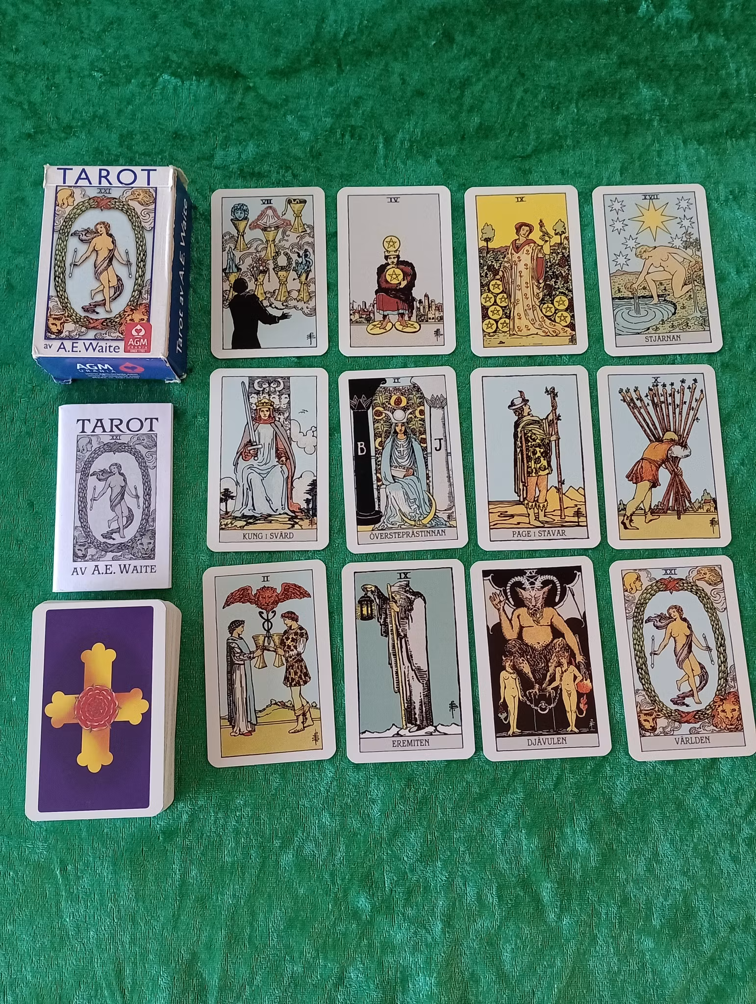 Rider waite Tarot Pocket svensk