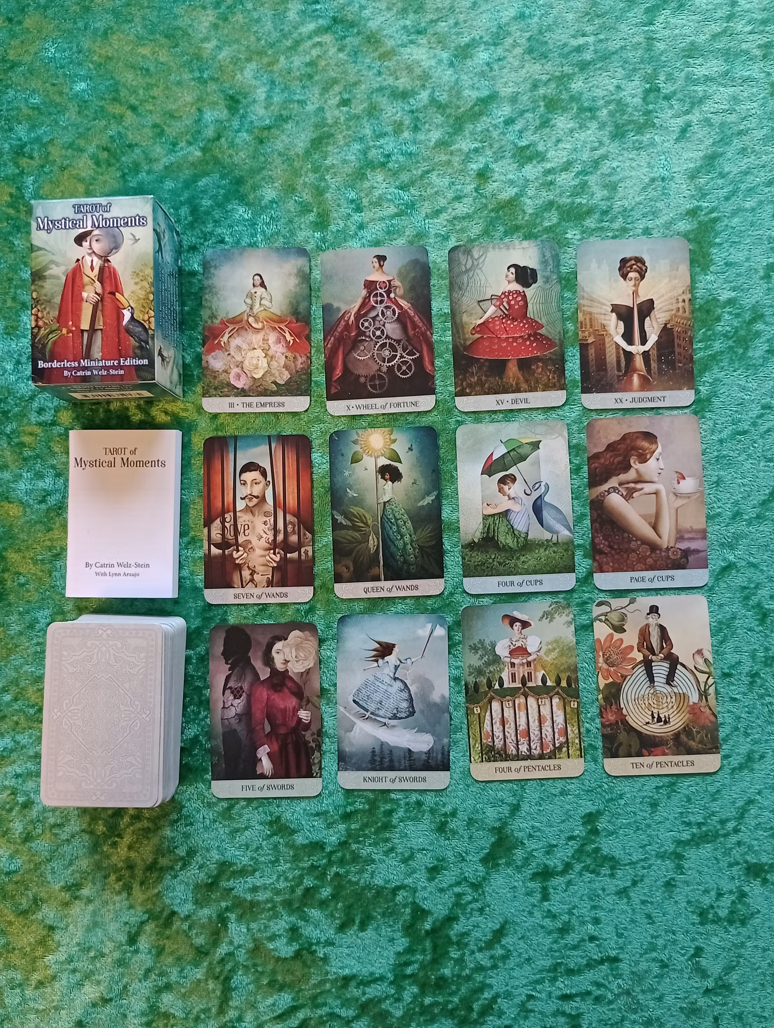 Tarot of mystical moments borderless miniature edition