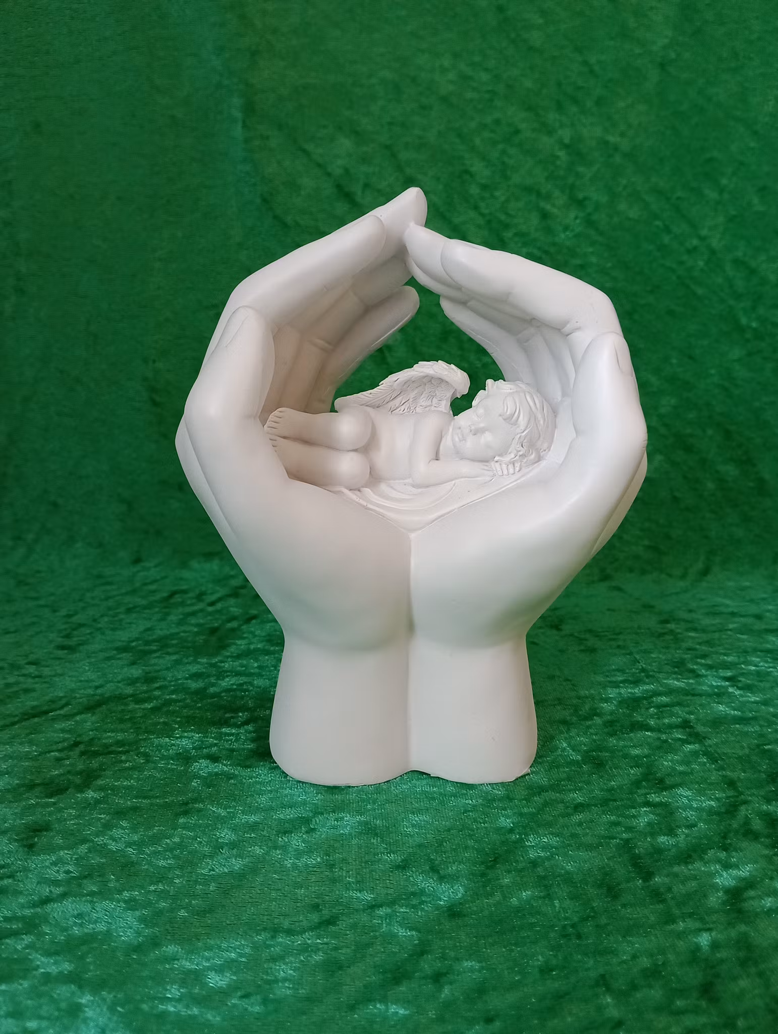 Sovande Ängel i Hand LED