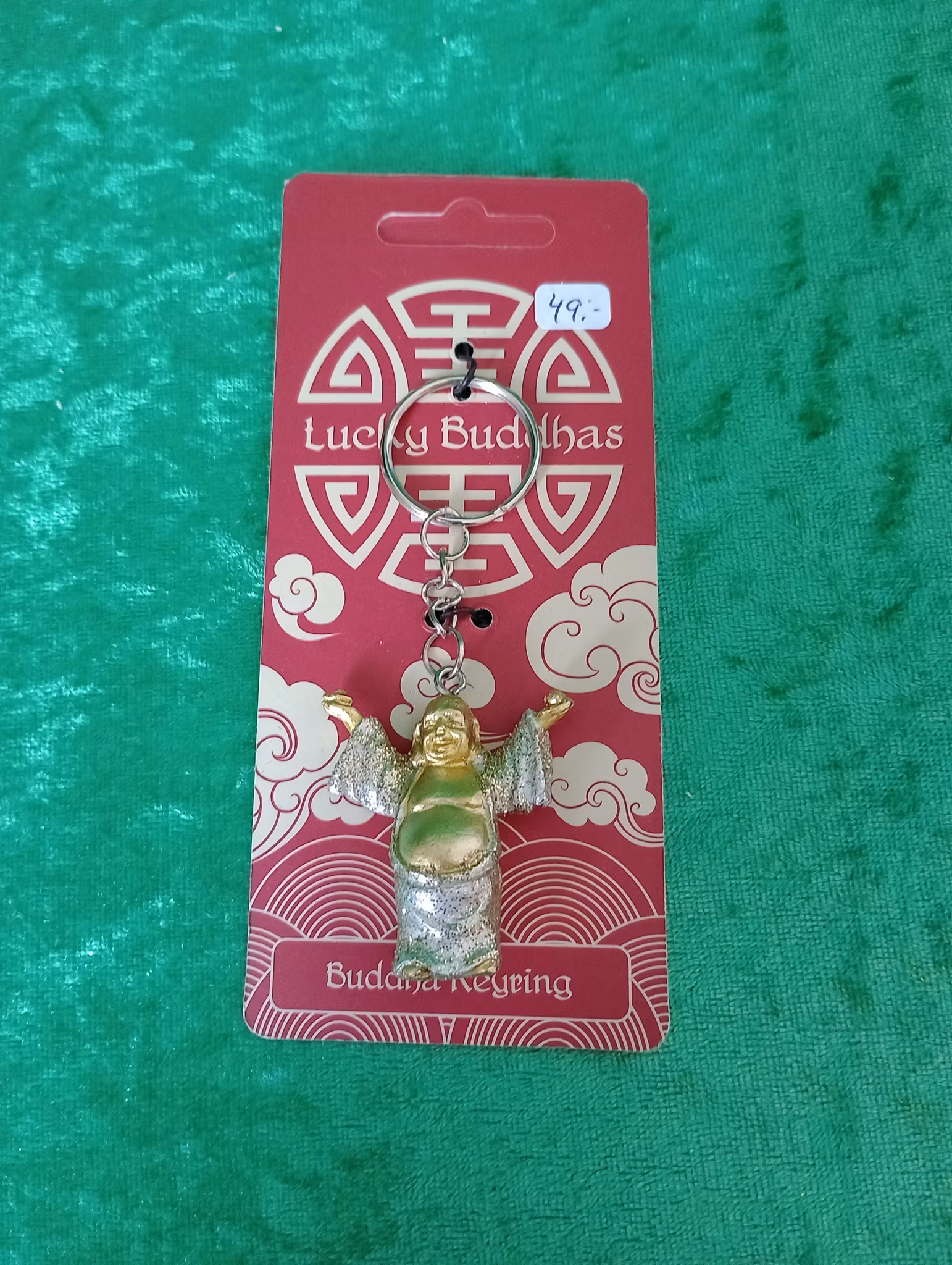 Buddha nyckelring Silver