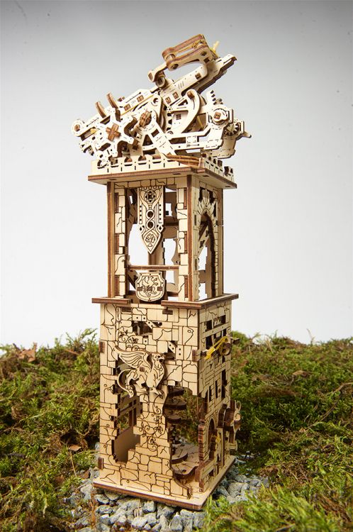 Ugears - Archballista Tower - Byggsats i trä