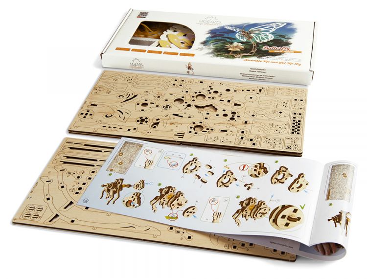 Ugears - Butterfly - Byggsats i trä