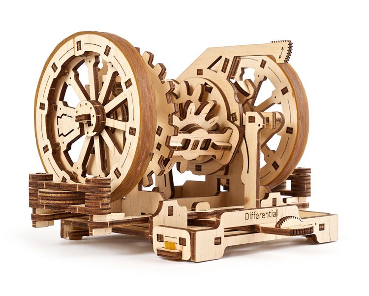 Ugears - Differential - STEM LAB - Byggsats i trä