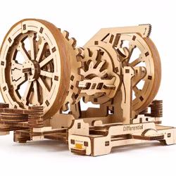 Ugears - Differential - STEM LAB - Byggsats i trä