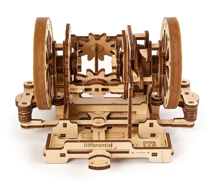 Ugears - Differential - STEM LAB - Byggsats i trä