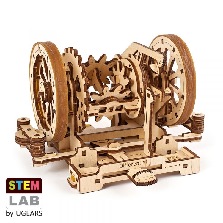 Ugears - Differential - STEM LAB - Byggsats i trä