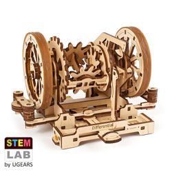 Ugears - Differential - STEM LAB - Byggsats i trä