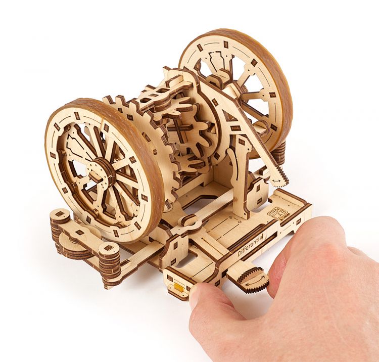Ugears - Differential - STEM LAB - Byggsats i trä