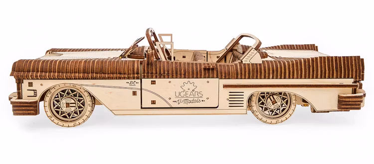 Ugears - Cabriolet VM-05 - Byggsats i trä