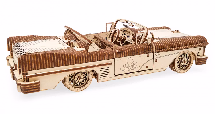 Ugears - Cabriolet VM-05 - Byggsats i trä