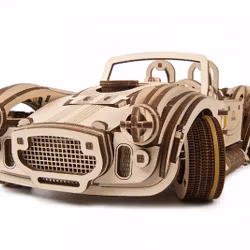 Ugears - Drift Cobra Racing Car - Byggsats i trä