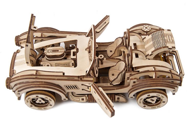 Ugears - Drift Cobra Racing Car - Byggsats i trä