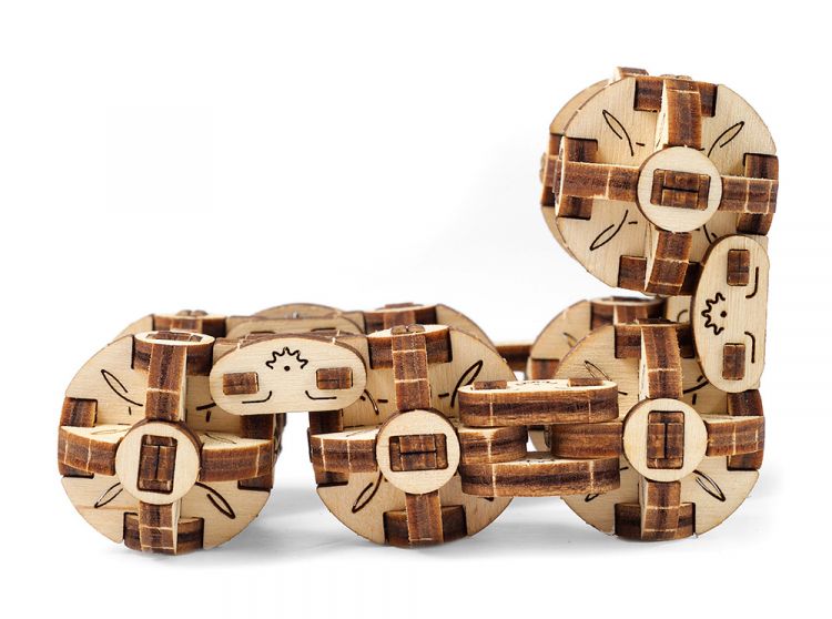 Ugears - Flexi Cubus - Fidget - Byggsats i trä - Ukraina