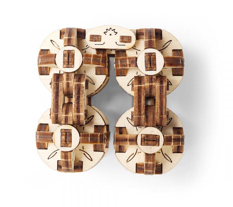 Ugears - Flexi Cubus - Fidget - Byggsats i trä - Ukraina