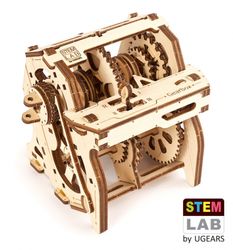 Ugears - Gearbox - STEM LAB - Byggsats i trä