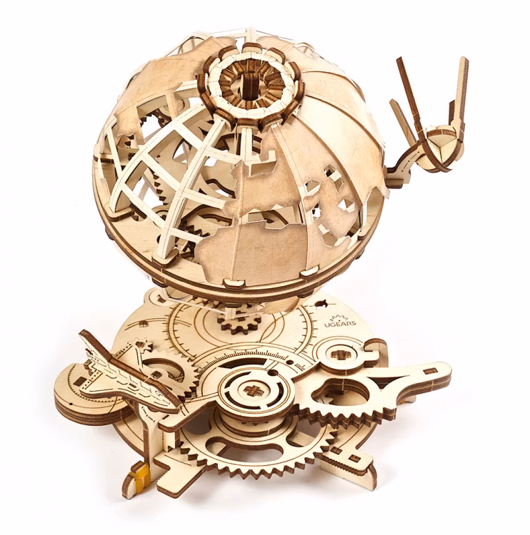 Ugears - Globus - Byggsats i trä